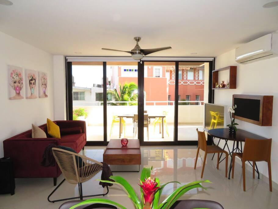 Elegant Apartment Well Located In The Hotel Zone Of Cancun Bagian luar foto