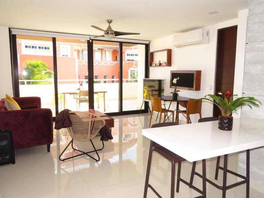Elegant Apartment Well Located In The Hotel Zone Of Cancun Bagian luar foto